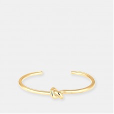 2017  New Gold-Plated Blogger Knot Cuff Stainless Steel Bangle