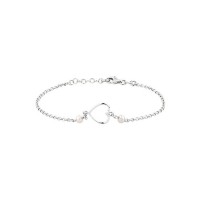 Heart or Infinity or Butterfly Bracelet with Cultured Freshwater Pearls - B391