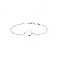 Heart or Infinity or Butterfly Bracelet with Cultured Freshwater Pearls - B391