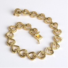 superior quality durable gold plated stainless steel bracelet for women