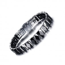 New Healthy Hematite Women Jewelry Black Ceramic Bracelets - B618