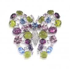 Fantasia Butterfly Pin Women Stainless Steel Brooch - BR018