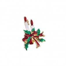 Vintage Holiday Christmas Xmas Santa Brooch Pin Jewelry - BR050