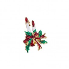 Vintage Holiday Christmas Xmas Santa Brooch Pin Jewelry - BR050