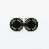 fashion Black enamel Square Wedding Party Men's Shirt Suits Cufflinks Jewellery