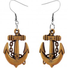  Anchor Earrings U pick iron or Stainless Steel hook&circle New Arrive