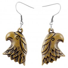 Eagle Head Earrings U pick iron or Stainless Steel hook&circle New Arrive