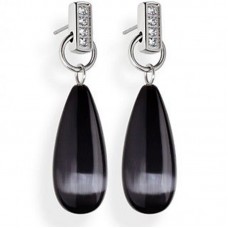 Women's Ear Jewelry Studs Candy black stainless steel