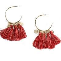 2017 Fashion Sweety Tassel Stainless Steel Earrings 