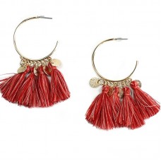 2017 Fashion Sweety Tassel Stainless Steel Earrings 