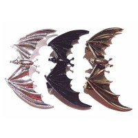 VAMPIRE BAT WRAP EAR CUFF silver bronze black gothic Halloween Earring 