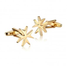 Wholesale High Quality Christmas Snowflake Mens Fashion Stainless Steel Cufflink-c483