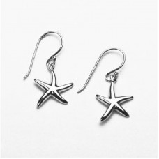 Stainless Steel Starfish Earrings- E762