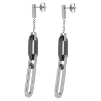 2018 Newest High Quality Strong Durable Silver Plated Stainless Steel Christmas Drop Earrings