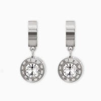 6-8 Pairs 18G Stainless Steel Ear Stud Piercing Barbell Studs Earrings Round Cubic Zirconia Inlaid