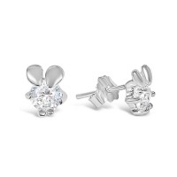CZ Little Mouse Studs Stainless Steel Earrings - E583