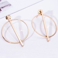 New Arrival High Quality Gold Silver Plated Stainless Steel Christmas Drop Earrings For Women Girl
