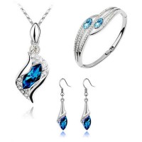  Fashion Cute Lovely Musical Note Silver Stud Earrings for Women Girls Earring Jewelry Set- JS007