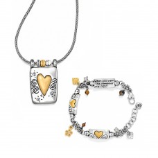 Stainless Steel Jewelry Set Remember Your Heart Gift Set - JS508