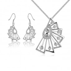 charming silver jewelry set for girl valentine's day gifts - JS529