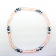Stainless Steel Crystal Bracelet Bangle - B495