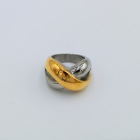 Eternal classic Wolf eye ring gold and silver