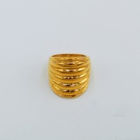 Classic ring gold permanent stainless steel