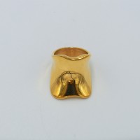 2017 classic glossy gold plated stainless steel ring SR149