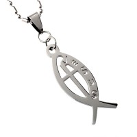 Stainless steel necklace pendant - N1043