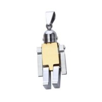 Stainless Steel Necklace Charm Pendant 