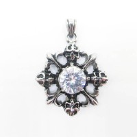 Stainless steel necklace pendant - N939