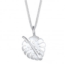 Stainless Steel Leaf Necklace- N1017