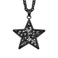 Wholesale Best Price and High Quality Silver Gold Black Plated Pendant Necklace Jewelry Stores - N1053