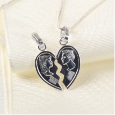 Latest Design Couple's stainless steel Pendant Necklace  -N1062