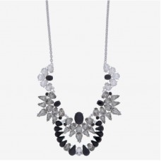 2018 fashion rush stainless steel necklace with stone for women-N1069