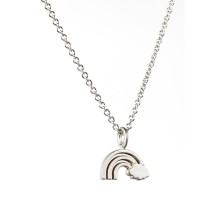 Magical possibilities rainbow stainless steel necklace - N580