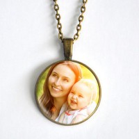 Personalized Photo Necklace Pendant Jewelry For Her Thanksgiving Day Gift Ideas