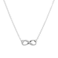 Infinite love necklace in stainless steel - N681