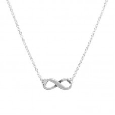 Infinite love necklace in stainless steel - N681