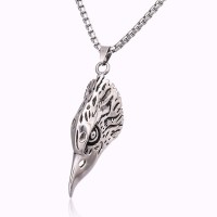 Men's Stainless Steel Eagle Pendant Necklace - N716