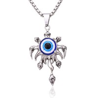 Men's Stainless Steel Eye Pendant Necklace - N722
