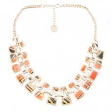 Fashion colorful stainless steel necklace for women