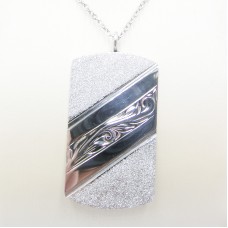 Stainless steel necklace pendant - N967