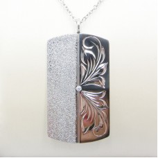 Stainless steel necklace pendant - N969