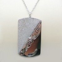 Stainless steel necklace pendant - N971