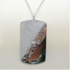 Stainless steel necklace pendant - N971