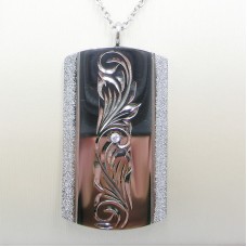 Stainless steel necklace pendant - N972
