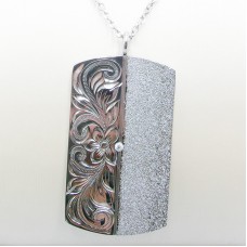 Stainless steel necklace pendant - N973
