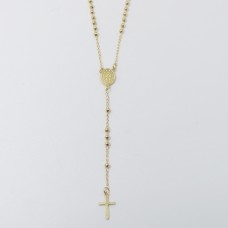 China 2108 Europe and the United States JESUS prayer beads cross pendant necklace \"hip-hop beaded cross necklace