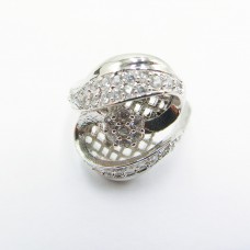 Stainless Steel CZ Woman Ring - R1053